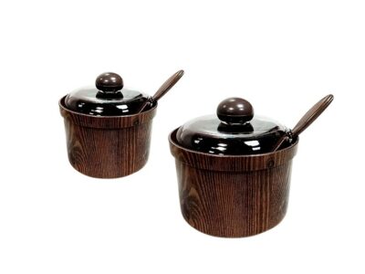 木紋佐料罐 Wooden Pattern Sauce Storage Bottle