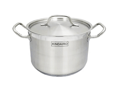 SUS 304 厚底 4mm 深兩手鍋 Deep Pot with Thick Bottom and Two Handles