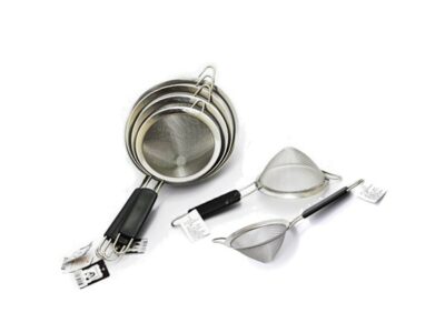 黑柄錐形寬邊濾網 Black Handle Black Handle Tapered Strainer