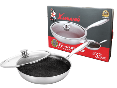 SUS 316 7層雷射蜂巢不沾平底鍋 7-Layer Laser Honeycomb Non-Sticking Pan